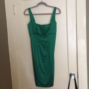Green Calvin Klein Cocktail Sheath dress
